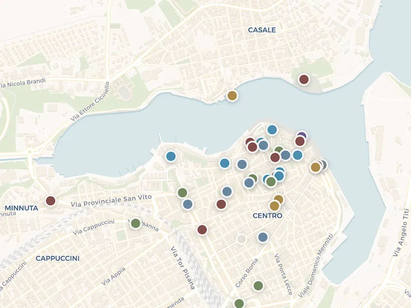 Esplora il territorio sulla mappa